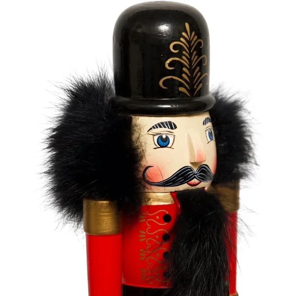 Holiday Nutcracker Figurine Wooden Christmas Decor 9.5
